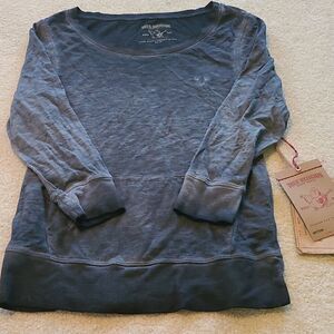 COPY - New True Religion 3/4 Sleeve Top XS Vintage Wash
